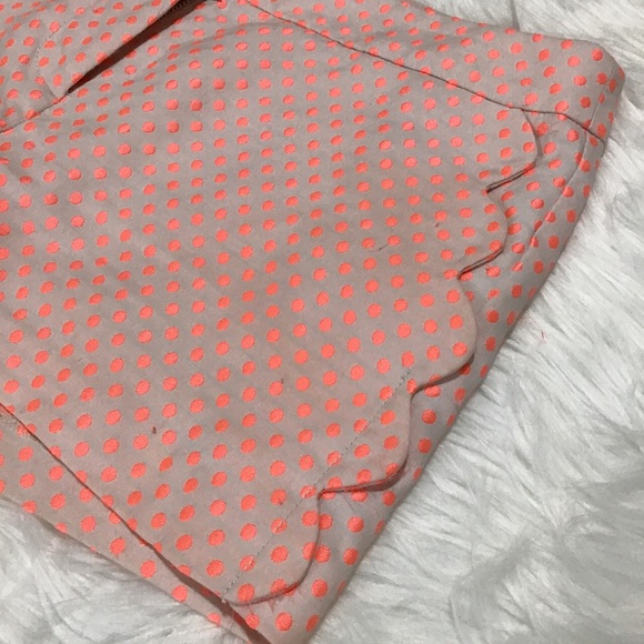 J.Crew Women’s Neon Pink Polkadot Shorts - Picture 3 of 4